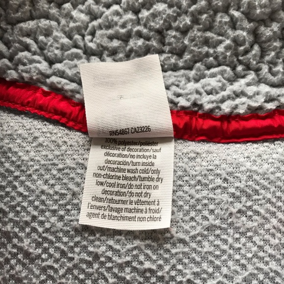 VS PINK OSU FLEECE SEQUIN PULLOVER GREY - Picture 4 of 7